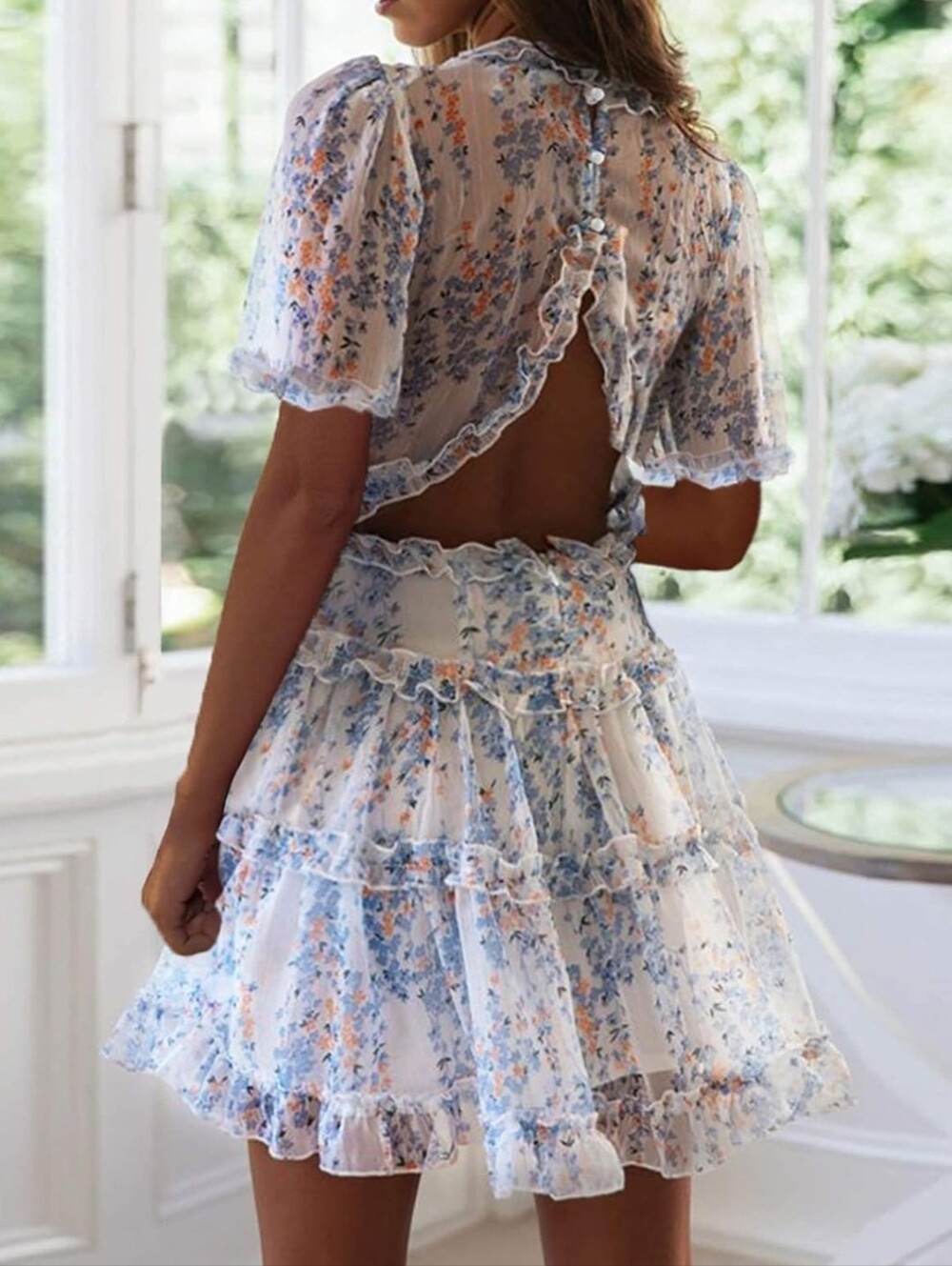 Happy Sailed Ruffle Dress - Picture 2 of 3